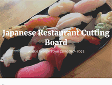 Tablet Screenshot of cuttingboardseattle.com